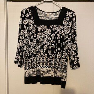Square Neck Knit Top